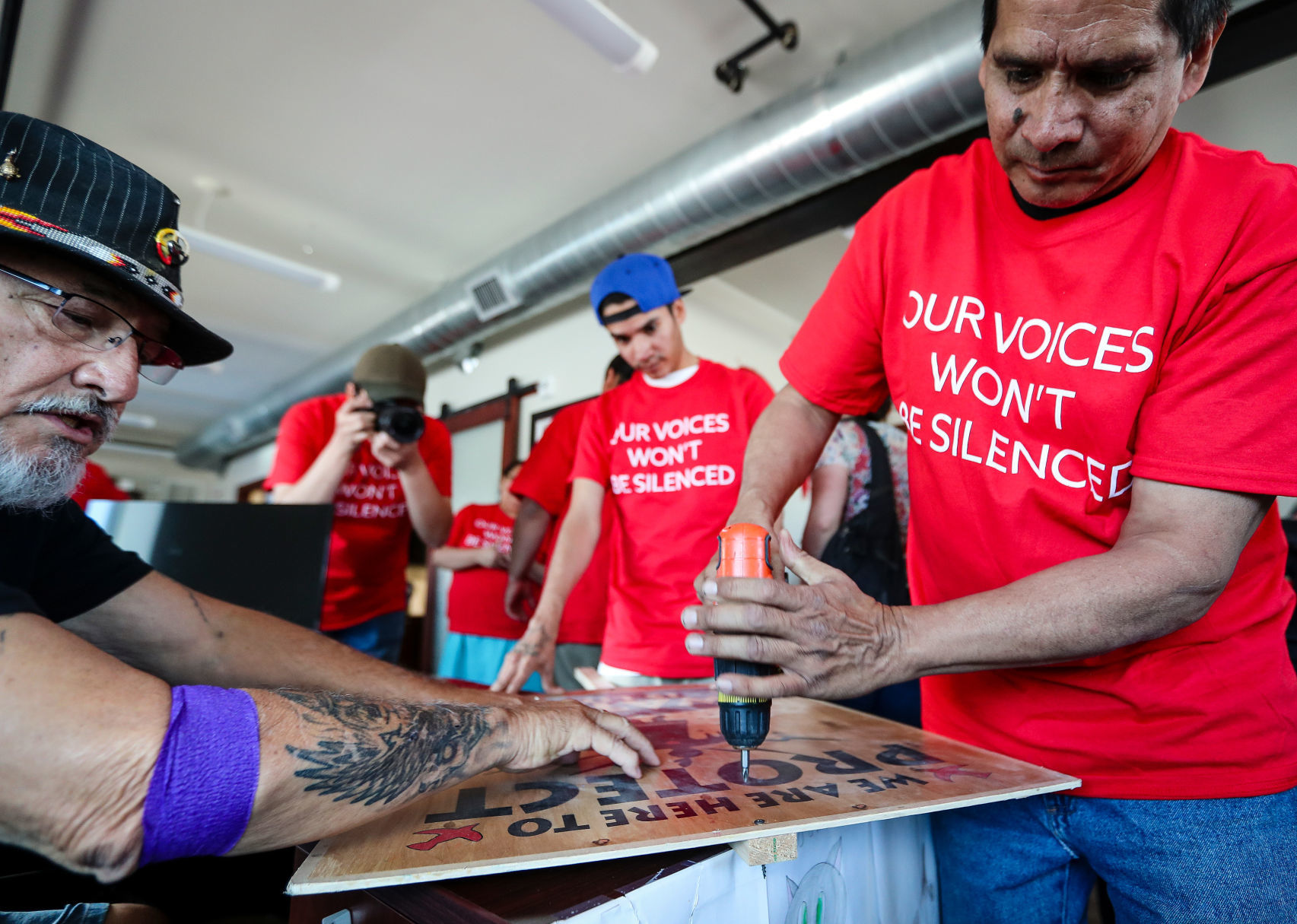 Rally signmaking